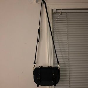black and gold purse